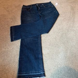Old Navy cropped flare jeans